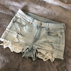 American eagle jean shorts!